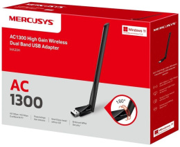 Сетевой адаптер Wi-Fi Mercusys MA30H AC1300 USB 2.0 ант.внеш.несъем. 1ант.