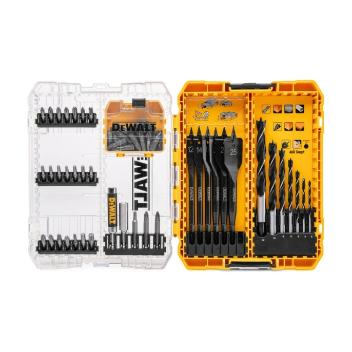 Набор сверл и бит по дереву TSTAK Medium 57 шт Dewalt DT70768-QZ TSTAK Medium DT70768-QZ