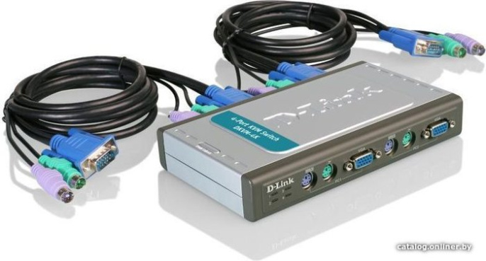 Переключатель KVM D-Link DKVM-4K 4xPC port (DKVM-4K/B3A)