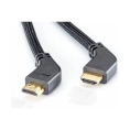 Видео кабель Eagle Cable Deluxe II HDMI 2.0 Angled 0,8 м 10011008