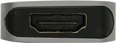 VCOM CU430M Кабель-адаптер USB3.1 Type-CM-- HDMI+2*USB3.0+TF+SD docking space, Aluminum Shell