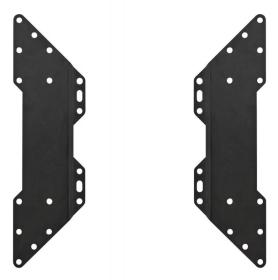 Кронштейн-адаптер для телевизора Kromax ADAPTER-400, 20-45", настенный, фиксированный, черный [90374]