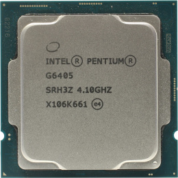 Центральный Процессор Intel Pentium G6405 OEM Comet Lake, 14nm, C2/T4, Base 4,10GHz, UHD 610, L3 4Mb, TDP 58W, S1200 OEM 772535 CM8070104291811