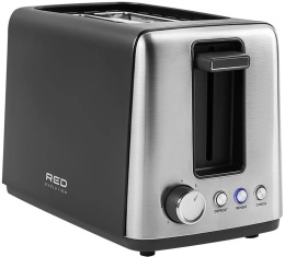 Тостер RED solution RT-44,  темно-серый/серебристый