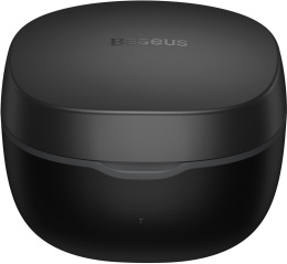 Наушники Baseus WM01 Bowie True Black NGTW370001 с микрофоном, внутриканальные, портативные, закрытое акустическое оформление, TWS, Bluetooth 5.3, 20-20000Гц, сенсорное управление, время работы 5ч, с кейсом 25ч, материал корпуса: пластик, материал амбу