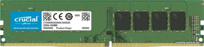 Модуль памяти Crucial 8GB Basic UDIMM DDR4-3200 (PC4-25600) CL19 1.2V CB8GU3200