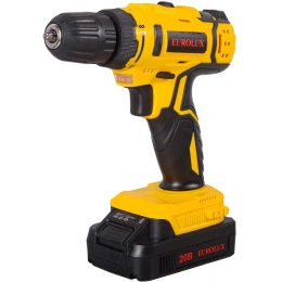 Дрель-шуруповерт аккумуляторная ДА-20/2Li Eurolux 72/14/52