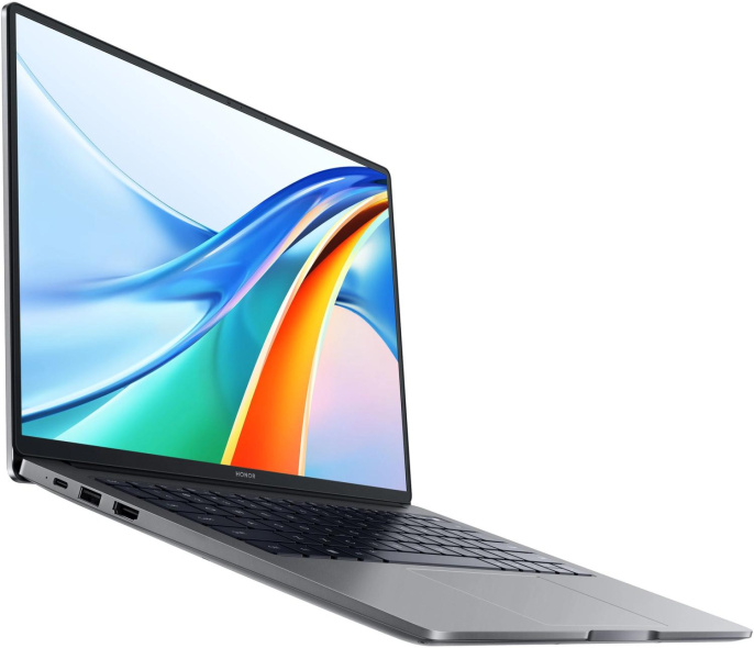 Ноутбук Honor MagicBook X14 Pro FRI-G58 Core i5 13420H 8Gb SSD512Gb Intel UHD Graphics 14" IPS FHD+ (1920x1200) Windows 11 Home grey WiFi BT Cam (5301AHQK)
