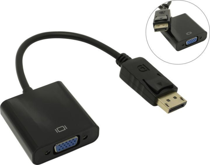 KS-is KS-454 Кабель-адаптер DisplayPort M -- VGA 15F