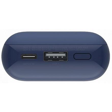 Внешний аккумулятор Power Bank Xiaomi Mi Pocket Edition Pro, 10000мAч, синий [bhr5785gl]
