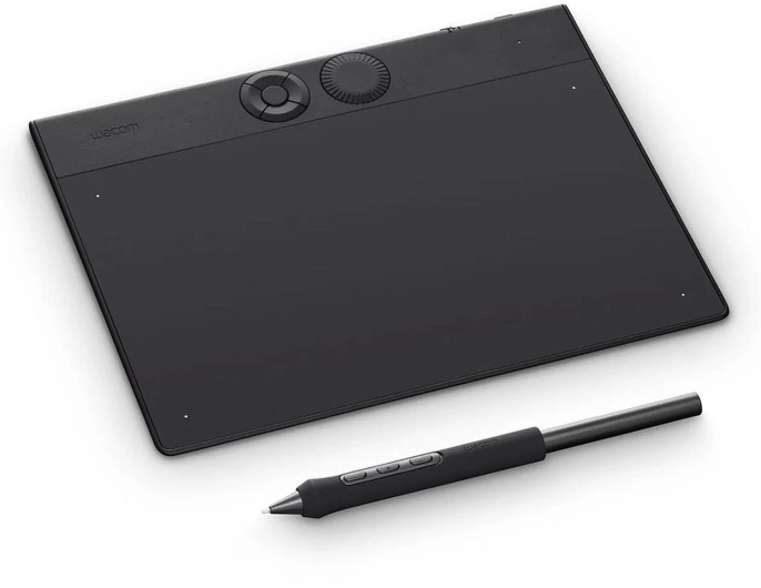 Графический планшет Wacom Intuos Pro PTK470K0B USB Type-C черный
