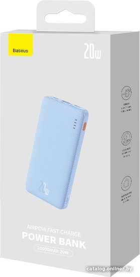 Портативное зарядное устройство Baseus P10022801313-00 Airpow Fast Charge 10000mAh 20W Galaxy Blue