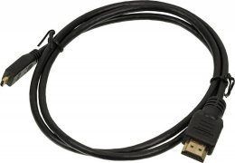 Кабель Micro HDMI m /HDMI m 1м. позолоч.конт. черный ESPADA