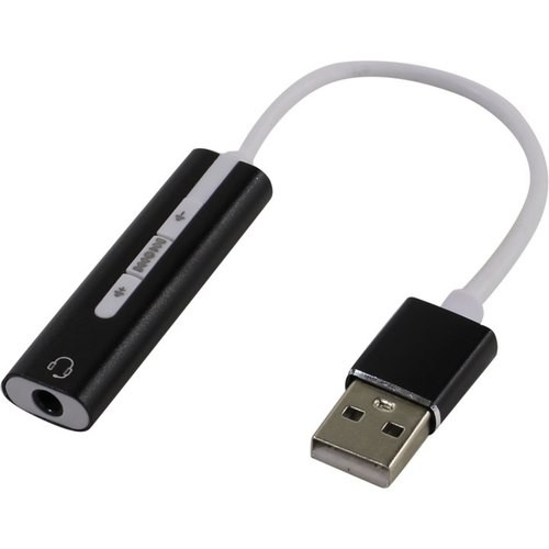 ORIENT AU-04PLB, Адаптер USB to Audio звуковая карта , jack 3.5 mm 4-pole для подключения телефонной гарнитуры к порту USB, кнопки: громкость +/-, играть/пауза/вперед/назад; Windows/Linux/MAC OS