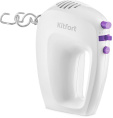 Миксер KitFort КТ-3071-1, ручной, белый и фиолетовый
