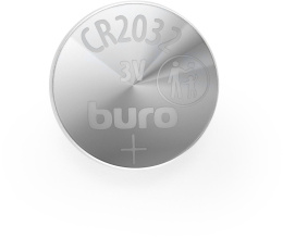 Батарея Buro Lithium CR2032 (1шт) блистер