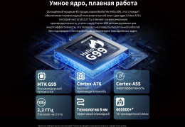 12" Планшет TECLAST T60 Pro Premium set 8/128 GB G99 4G, 2000 x 1200, Android 15, Чехол, клавиатура,стилус, серый [1747209]