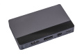 Переключатель CABLETIME CB00G (CT-PS41-GB1) 4-в-1, Mini DP / DP / HDMI / Type-C, 4K@60 Гц, 15 м, подсветка, космический серый