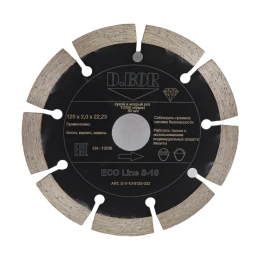 Диск алмазный ECO Line S-10 (125x2x22.23 мм) D.BOR E-S-10-0125-022