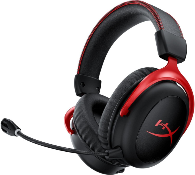 Гарнитура игровая HYPERX Cloud II CL002 , для компьютера, мониторные, радио, черный / красный [4p5k4aa]