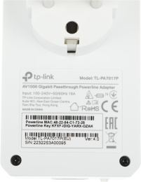 Сетевой адаптер HomePlug AV TP-Link TL-PA7017P KIT AV1000 Gigabit Ethernet упак.:2шт