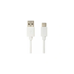 Кабель SONNEN белый, USB 2.0-Type-C, 1 м, медь, для передачи данных и зарядки 513558