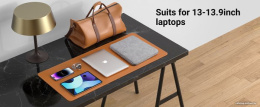 Чехол для ноутбука UGREEN LP187 60985 Portable Laptop Sleeve Case 13-13.9''.  Цвет: серый
