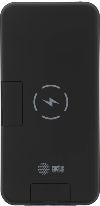 Внешний аккумулятор (Power Bank) Cactus CS-PBFSQT-10000,  10000мAч,  черный