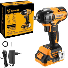 Гайковерт Deko DKIS-Li аккум. патрон:квад.1/2" 083-1085