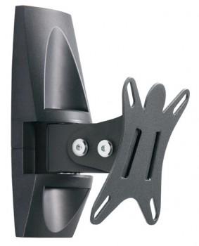 Кронштейн для телевизора Holder LCDS-5003, 10-26", настенный, поворот и наклон,  металлик [lcds-5003 metallic]