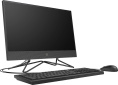 Моноблок HP 200 G4 21.5" Full HD i5 1235U 1.3 8Gb SSD512Gb Iris Xe DVDRW CR FreeDOS GbitEth WiFi BT 65W клавиатура мышь Cam черный 1920x1080 (6D418EA)