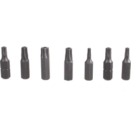Набор бит TORX с отверстием, 7 шт. FORCE 2071