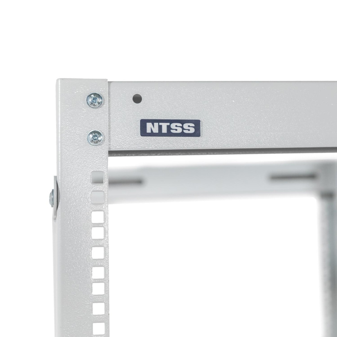 NTSS Стойка серверная NTSS OR двухрамная 24U 600-1000мм, комплект ножек, серый RAL 7035 NTSS-2POR24U/600-1000