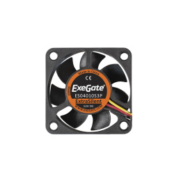 Вентилятор 12В DC ExeGate ExtraSilent ES04010S3P (40x40x10 мм, Sleeve bearing (подшипник скольжения), 3pin, 4000RPM, 19dBA) EX283364RUS