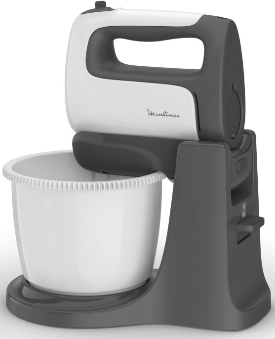 Миксер стационарный Moulinex HM464110 500Вт белый/черный 7211004511