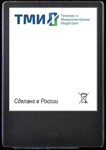 Твердотельный накопитель ТМИ SSD 2.5" 1ТБ SATA3 6Gbps, 3D TLC, до R560/W510, IOPS random 4K до R66K/W73K, 2521,01 TBW, 3,45 DWPD 2y wty МПТ ЦРМП.467512.001-02
