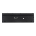 Клавиатура Acer OKW122, проводная, USB, мембранная, черный [zl.kbdee.00c]