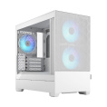 Корпус Case Fractal Design Pop Mini Air RGB TG Clear Tint, Mini-Tower, 3x120mm RGB, 2xUSB-A 3.2 mATX, mITX White FD-C-POR1M-01