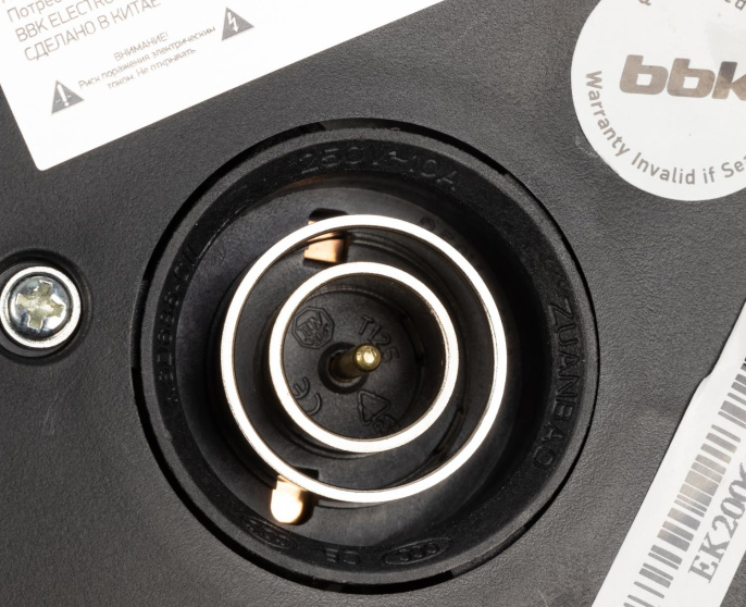 Чайник электрический BBK EK1760S, 1.7л, металл/пластик