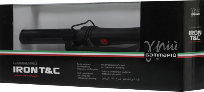 Щипцы для завивки GAMMA PIU Iron Ready T&C HI-NA1125,  черный [405-25]