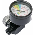 Манометр с регулятором давления на рукоятку окрасочного пистолета RADEX Star S-081C