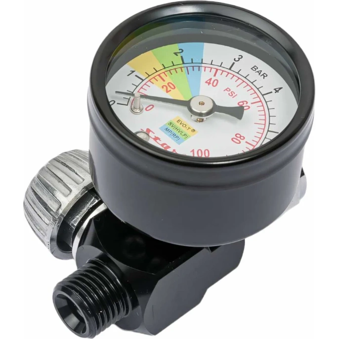 Манометр с регулятором давления на рукоятку окрасочного пистолета RADEX Star S-081C