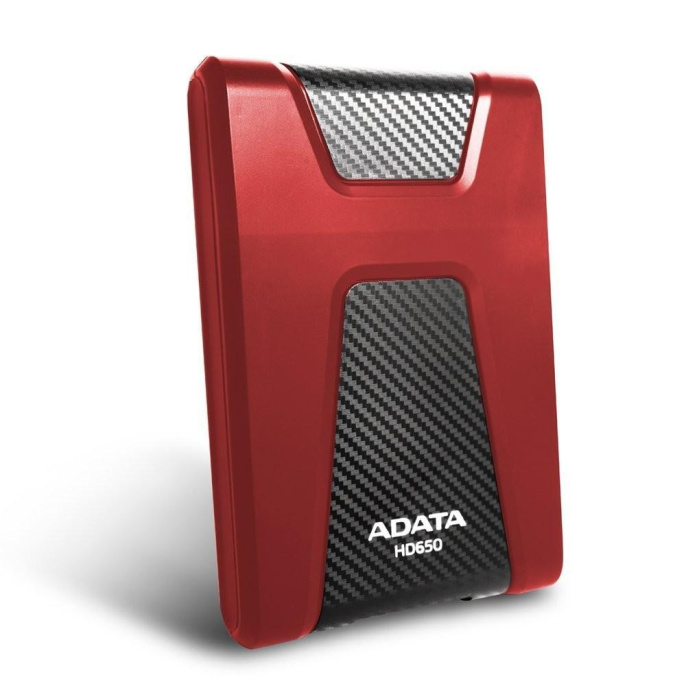 1ТБ Внешний диск HDD  A-Data DashDrive Durable HD650, USB 3.0, красный [ahd650-1tu31-crd]