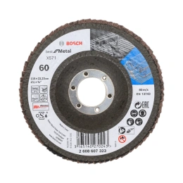 Круг лепестковый Best for Metal для УШМ 115 мм; К60 Bosch 2608607323