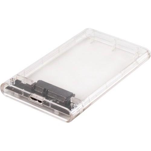 AgeStar 3UB2P4 TRANSPARENCY USB 3.0 Внешний корпус 2.5" SATAIII HDD/SSD пластик, прозрачный {50} 672691 17312