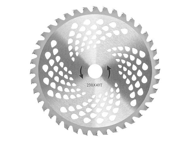 Нож для триммера Wortex ТВ 3018 AT 40 зубов 230х1.7х25.4 мм 0333343