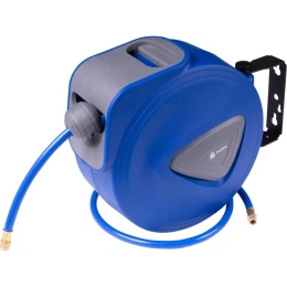 Шланг пневматический на автоматической катушке 8x12 мм, 10 м, поливинилхлорид с каучуком, резьба 1/4" МАСТАК 684-08110HR