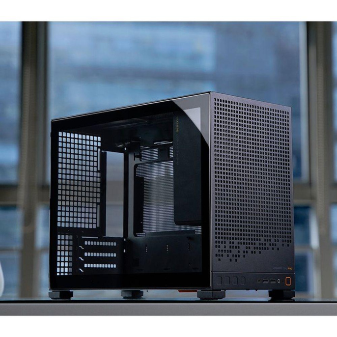 Корпус без блока питания Case JONSBO D32 PRO, Mini-Tower, TG, no fan, 2xUSB-A 3.2 + 1xUSB-C 3.2, mATX, mDTX, mITX Black (D32 PRO BLACK)