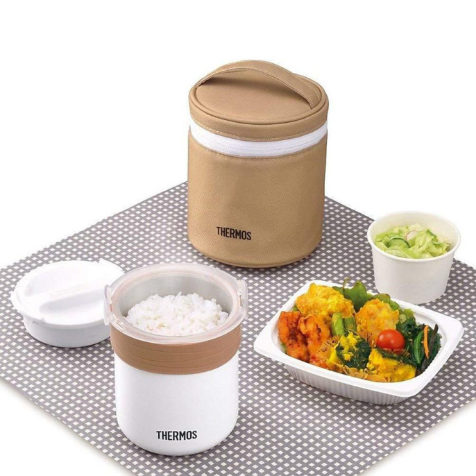 Термос Thermos JBS-360, 0.36л, бежевый/ белый [135223]