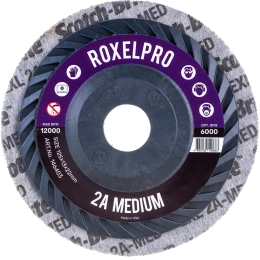 Круг нетканый прессованный ROXPRO 125х13х22 мм; Triммable; 2A; Medium RoxelPro 146403